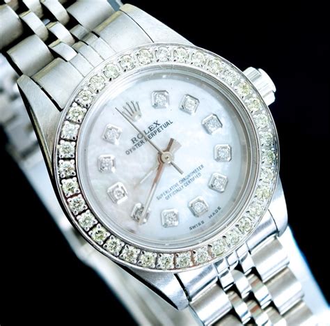 rolex oyster perpetual date diamonds|Rolex men's watch diamond bezel.